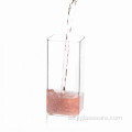 Copas de vidrio cuadradas de borosilicato alto